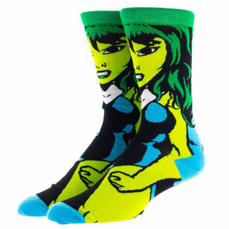 Marvel She Hulk 360 Character Crew Socks